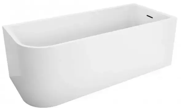 Ванна акриловая «Belbagno» BB712 150/73 с ножками с сифоном белая правая