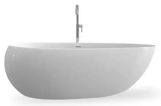 Ванна акриловая «Black & White» SB227 170/95 с сифоном белая