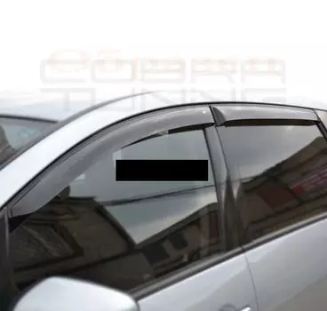 Дефлекторы окон (темные) на хетчбек Cobra Tuning K15418 для KIA Ceed 2018 - 2019