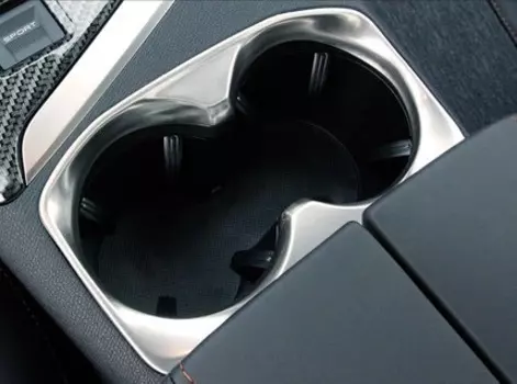 Декоративная накладка на подстаканники (серебристый) для Peugeot 3008 2017-