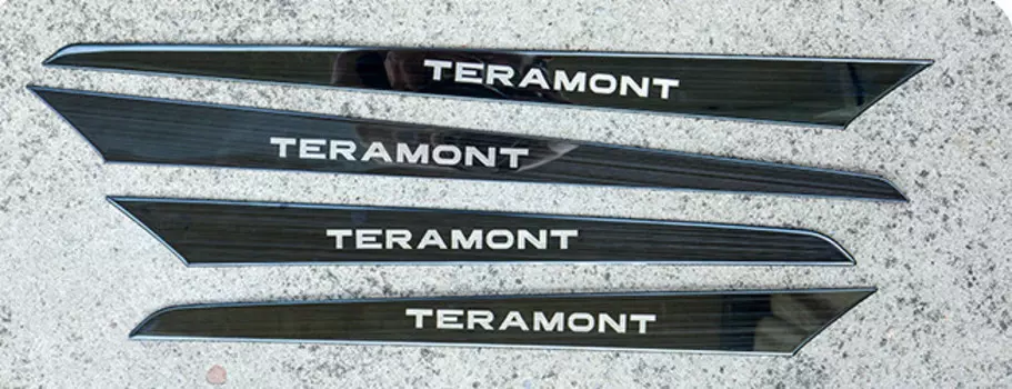 Декоративные накладки на двери (надпись "Teramont") для Volkswagen Teramont 2017 -
