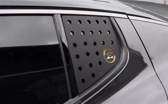 Декоративные накладки на форточки задних окон ST для KIA Stinger 2018 -