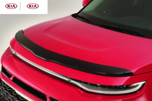 Дефлектор капота Hyundai-Kia для Kia Soul ( Киа Соул ) 2019, 2020