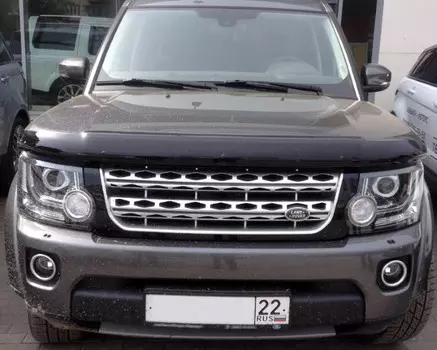 Дефлектор капота, темный SIM SLRDIS0912 Land Rover Discovery 2010 - 2014