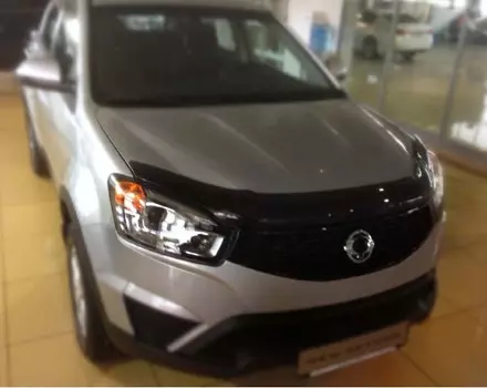 Дефлектор капота, темный SIM SSSACT1312 Ssangyong Actyon 2014-