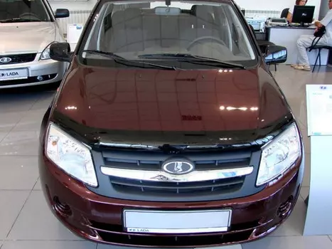 Дефлектор капота, темный SIM SVAZGR1112 Lada Granta 2011 - 2018