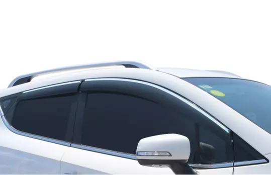Дефлекторы боковых окон с хром молдингом для Geely Emgrand X7 2019 -