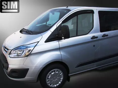 Дефлекторы боковых окон, темные, 2 части SIM SFOTCU1332 Ford Tourneo Custom 2013-