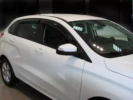 Дефлекторы боковых окон, темные, 4 части (HB) SIM SVAZXR1632 для LADA X Ray 2016-