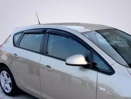 Дефлекторы боковых окон, темные, 4 части (SD, HB) SIM SOPASTH1032 Opel Astra J 2010 - 2012