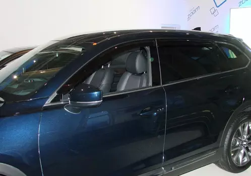 Дефлекторы боковых окон, темные, 4 части SIM SMACX91732 Mazda CX-9 2017-