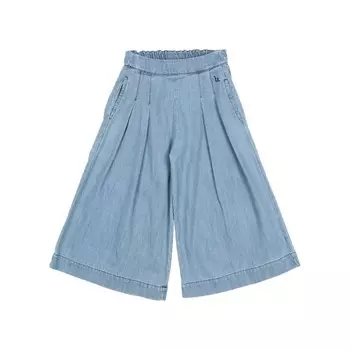 Брюки джинсовые широкие Buho "Denim", голубые