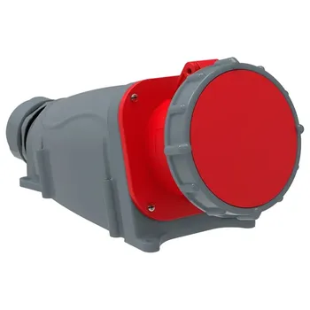Розетка стационарная наружная IEK PSN12-125-5 MAGNUM ССИ-145 125А-6ч 380В 3P+PE+N IP67