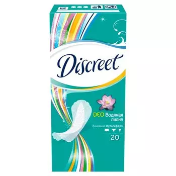 Discreet Deo Multiform Прокладки ежедневные 20 шт Водная Лилия