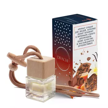 DIVACHI Ароматизатор для автомобиля и дома Chocolate/Шоколад 6.0