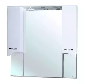 Зеркальный шкаф «Bellezza» Дрея 105 с подсветкой белый