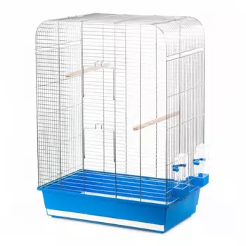 Inter-zoo Интерзоо клетка для птиц Нина оцинкованная 54х34х74см