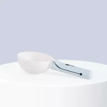 HiPet Совок для корма кошек и собак, 20х9х5 см, голубой
