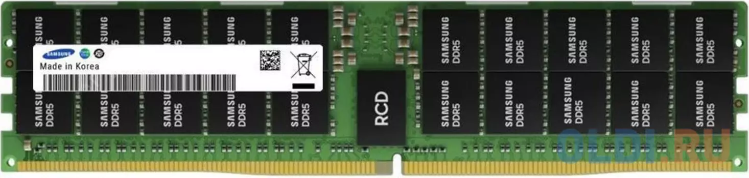 Оперативная память для сервера Samsung M321R8GA0BB0-CQK RDIMM 64Gb DDR5 4800 MHz M321R8GA0BB0-CQK
