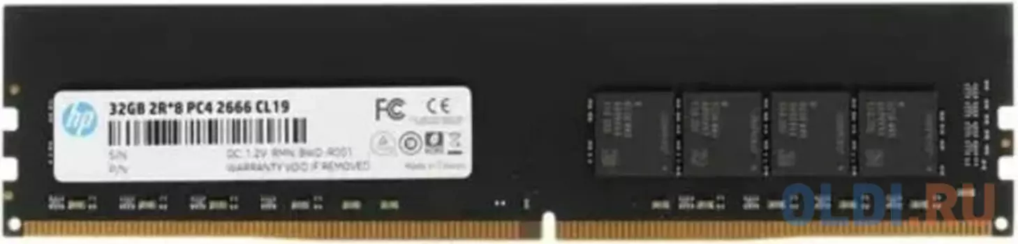 Память DDR 4 DIMM 32Gb PC21300, 2666Mhz, CL19, HP V2 18X17AA#ABB