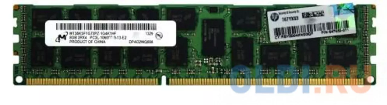 Оперативная память для сервера HP 664691-001B DIMM 8Gb DDR3 1600MHz