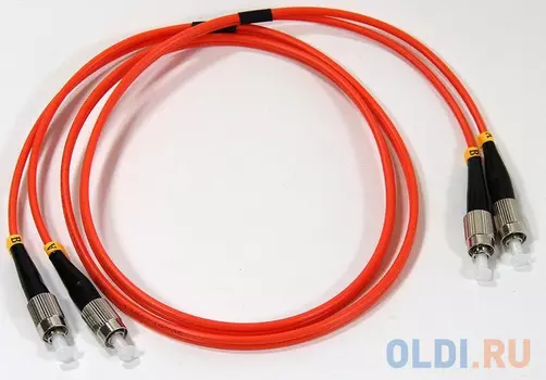 Оптический шнур FC-FC,UPC, MM (многомодовый), Duplex, VCOM 