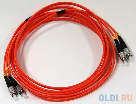 Оптический шнур FC-FC,UPC, MM (многомодовый), Duplex, VCOM 