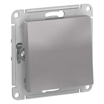 переключатель 1-клавишный SYSTEME ELECTRIC Atlas Design сх.6 алюминий IP44