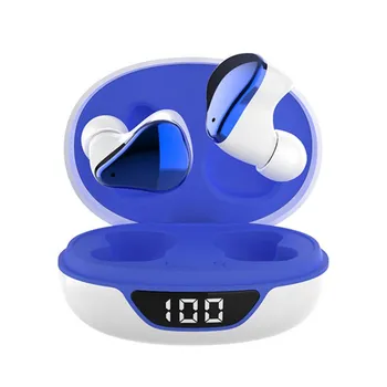 Новая Bluetooth-гарнитура-вкладыш с цифровым дисплеем, мини-музыкальная игра, Bluetooth-гарнитура красный