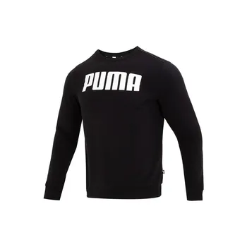 Puma Удобная толстовка с принтом букв, мужская, черная 673862-01 M