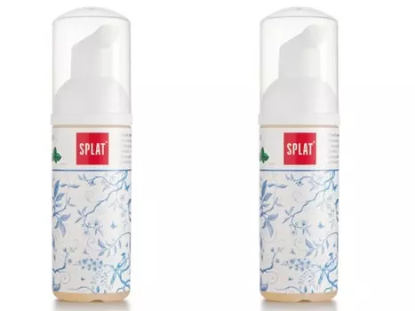 Splat Набор: Очищающая пенка для зубов и десен Мята, 50 мл х 2 шт (Splat)