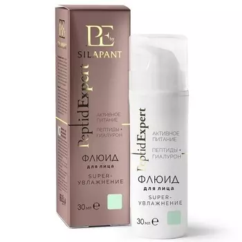 Silapant Флюид с комплексом пептидов для лица "Super-увлажнение", 30 мл (Silapant, PeptidExpert)