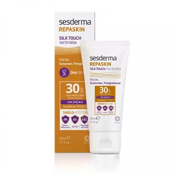 Sesderma Солнцезащитное средство с нежностью шелка для лица 50 мл (Sesderma, Repaskin)