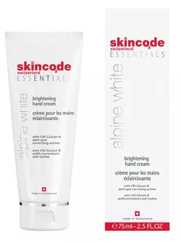 Skincode Осветляющий крем для рук, 75 мл (Skincode, Alpine White)
