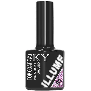 SKY Top Coat Sky Illume 10 мл (SKY, Покрытие гель-лаком)
