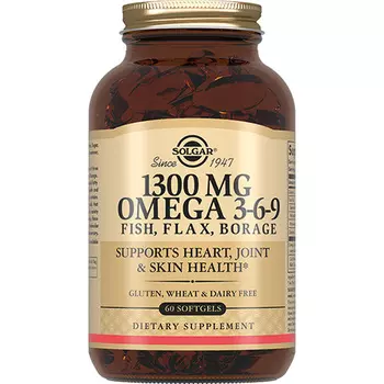Solgar Комплекс жирных кислот и витамина Е 60 капсул (Solgar, Жиры и жирные кислоты)