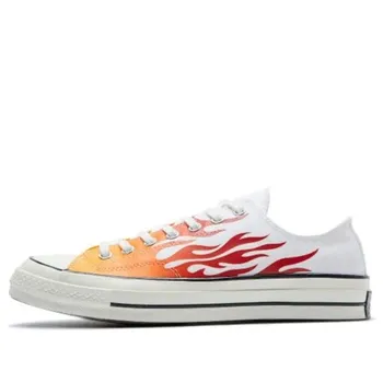 Кроссовки chuck 70 low 'flames' Converse, красный