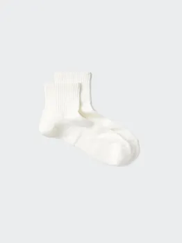 Uniqlo Файл Half Socks 00 WHITE/MEN 2527