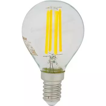 Лампа светодиодная Osram E14 220 В 5 Вт шар 660 лм холодный белый свет