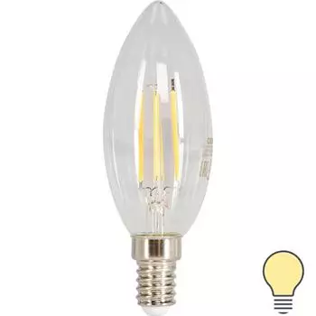 Лампа светодиодная Osram E14 220 В 6 Вт свеча прозрачная 800 лм тёплый белый свет