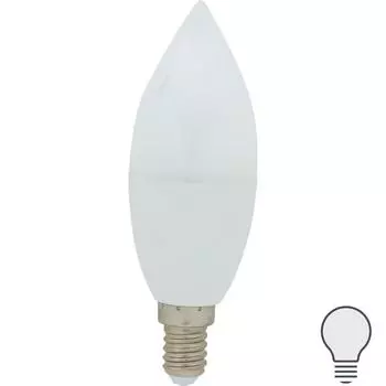 Лампа светодиодная Osram E14 220 В 8 Вт свеча 806 лм холодный белый свет