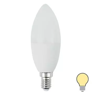 Лампа светодиодная Osram E14 220 В 8 Вт свеча 806 лм тёплый белый свет