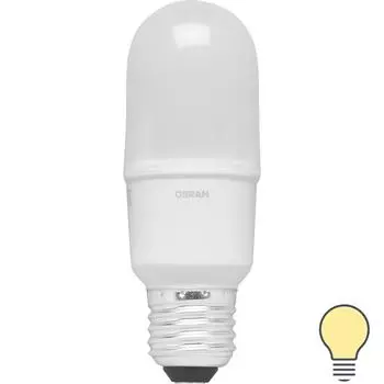 Лампа светодиодная Osram E27 10 Вт цилиндр матовая 1050 лм тёплый белый свет