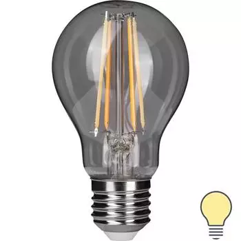Лампа светодиодная Osram E27 220 В 7 Вт груша прозрачная 806 лм жёлтый свет
