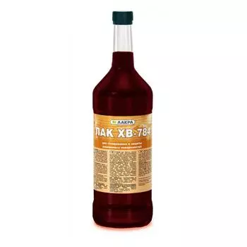 Лак для древесины Лакра ХВ-784 0.5 л глянцевый красное дерево