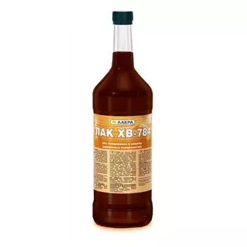 Лак для древесины Лакра ХВ-784 0.5 л глянцевый сосна