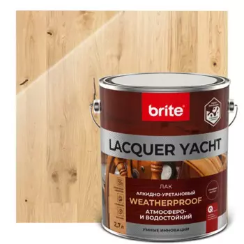 Лак яхтный Brite Lacquer Yacht 2.7 л глянцевый