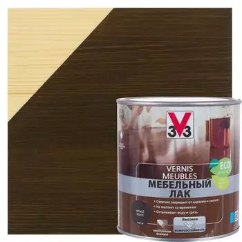 Лак для мебели V33 акриловый цвет венге 0.5 л