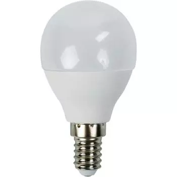 Лампа светодиодная Bellight E14 220-240 В 6 Вт шар 480 лм, тёплый белый свет