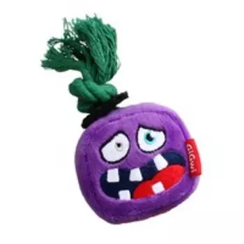 GiGwi Dog Monster Rope / Игрушка Гигви для собак Монстр с веревкой и пищалкой Маленький